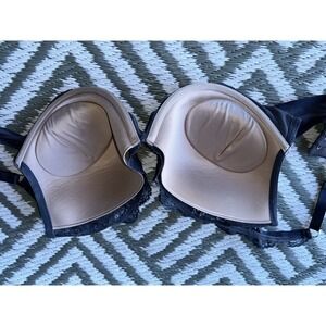 Third Love 36F Bra Blue 24/7 Lace Contour Plunge Underwire